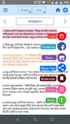 Bengali Bible android App screenshot 1